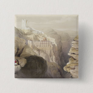 Convent of St. Saba, 4 april 1839, bord 51, van Vierkante Button 5,1 Cm