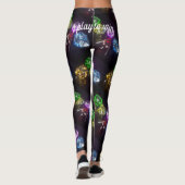 Convention Gaming Dice Comfortable "play to win" Leggings (Achterkant)