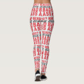 Convention Gaming Naam Nerd Sassy Broek Leggings (Achterkant)