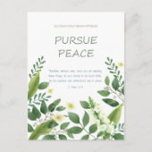 Convention JW 2022 - fleurs blanches vertes Carte  (Devant)