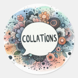 Conventionele ronde stickers