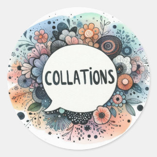 Conventionele ronde stickers