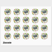 Conventionele ronde stickers (Salades) (Vel)