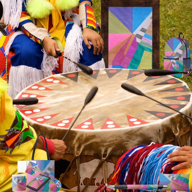 "Converge" Kussen (Get the full “Converge” collection at: https://bit.ly/SmartArtIIZazzle. )