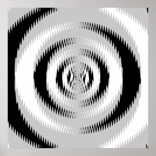 Converged Log Spirals Dist var 4 Poster (Voorkant)