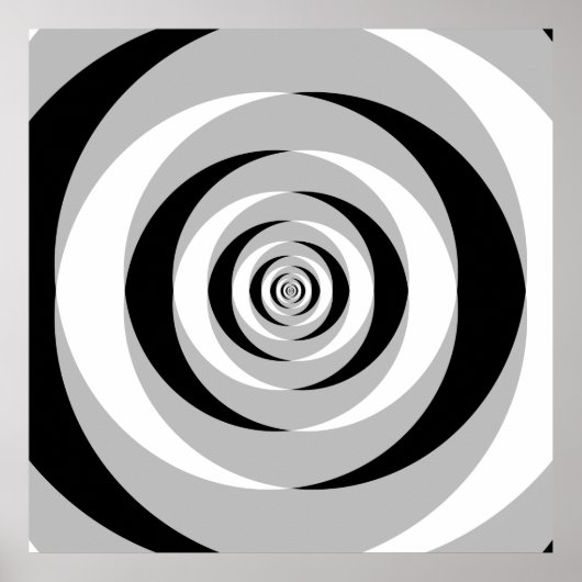 Converged Logarithmic Spirals Var 1 Poster (Voorkant)