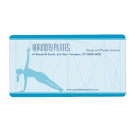 Convergent Lines Pilates Verzendlabel