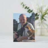 Conversation de chat dans Ephesus Carte postale (Debout devant)