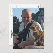 Conversation de chat dans Ephesus Carte postale (Devant / Derrière)