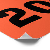 Conversation du Jazz Fest Noir, Poster rouge (Coin)