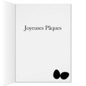 Conversation Noir Chat de Pâques (Intérieur (Droit))