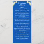 Conversation Starters - Break The Ice Questions  Menu (Achterkant)