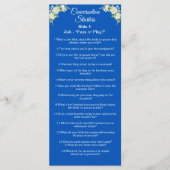 Conversation Starters - Break The Ice Questions  Menu (Voorkant)