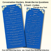 Conversation Starters - Break The Ice Questions Menu