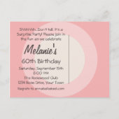 Conversation téléphonique vintage Demande de carte (Dos)