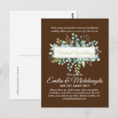 Conversation vidéo Mariage virtuel Invitations en (Devant / Derrière)