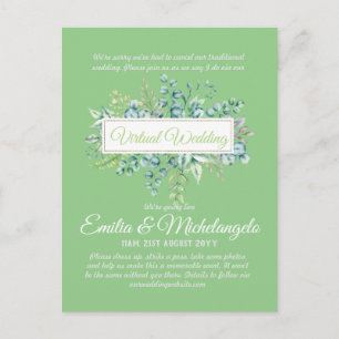 Conversation vidéo Mariage virtuel Invitations en 