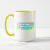 Conversations de quarantaine COVID-19 Mug (Gauche)