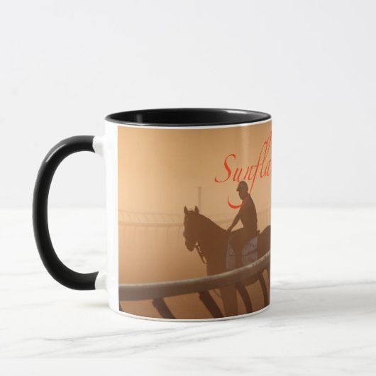Conversations matinales - Sunflare Coffee Mug (Gauche)
