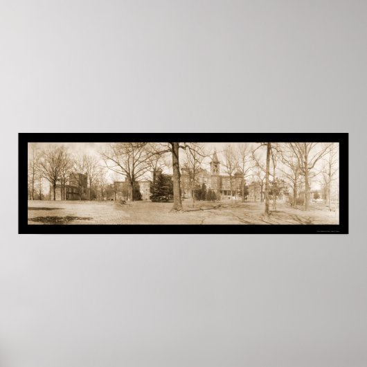 Converse College SC Foto 1909 Poster (Voorkant)