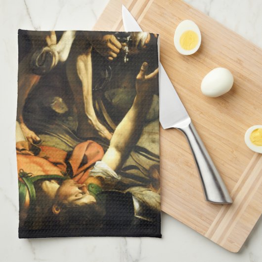 Conversion de Caravaggio de serviette de cuisine (Quart Plié)