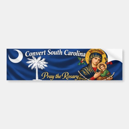 Convert South Carolina Bumper Sticker (Devant)