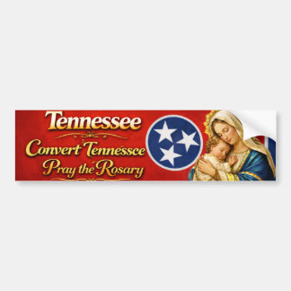Convert Tennessee Pray the Rosary Bumpersticker