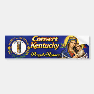 Converteer Kentucky! Bumpersticker van de Rozenkra