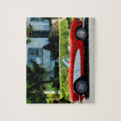 Converteerbaar rood en wit legpuzzel (Verticaal)