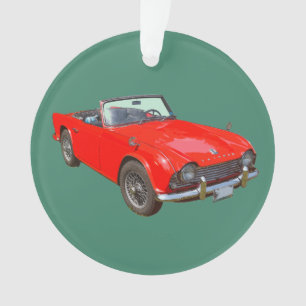 Convertible rouge SportsCar de Triumph Tr4