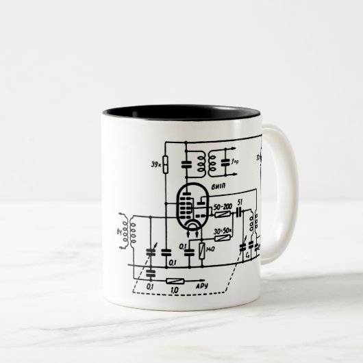 Convertisseur de fréquence ECH81 Mug (Devant droit)