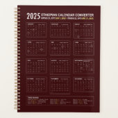 Convertisseur et planificateur de calendrier éthio (Devant)