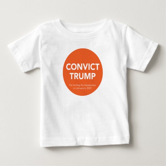 Convict Trump Toddler T-Shirt (Voorkant)