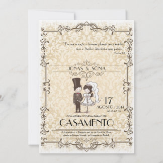 Convite Casamento Kaart
