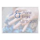 Convite de casamento 2 transparanências (Voorkant Horizontaal)