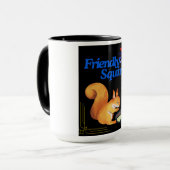 Convivial écureuil : tasse de café (Devant gauche)