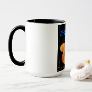 Convivial écureuil : tasse de café