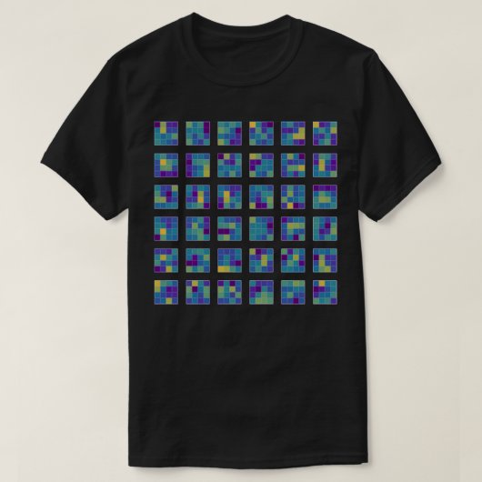 convolutionair neuraal netwerk t-shirt (Design voorkant)