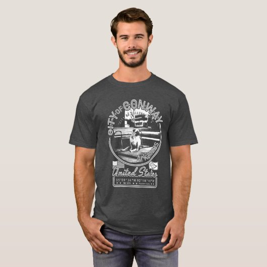 CONWAY ARKANSAS - STAD CONWAY T-SHIRT (Voorkant volledig)