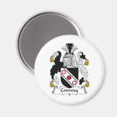 Conway Family Crest Magneet (Voorkant / Achterkant)