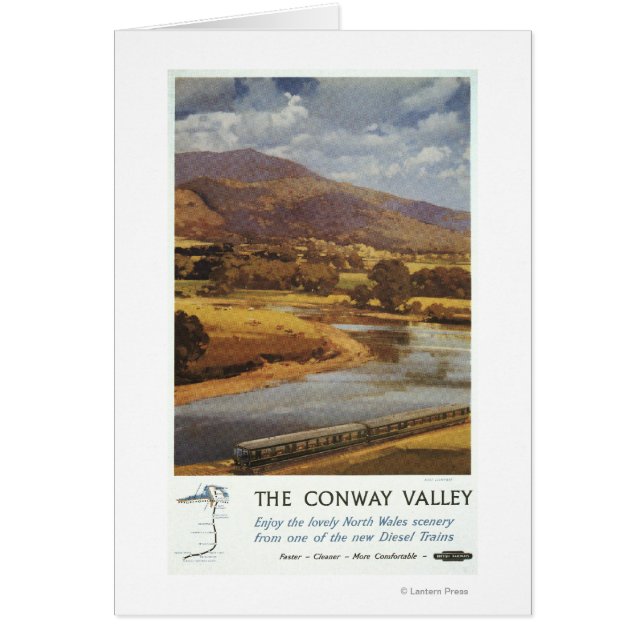 Conway Valley Scene British Railways Poster (Voorkant)