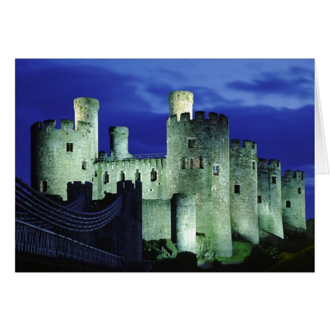 Conwy Castle, Gwynedd, Wales (Voorkant Horizontaal)