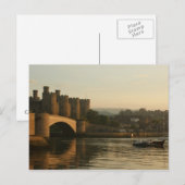 Conwy Castle North Wales Briefkaart (Voorkant / Achterkant)