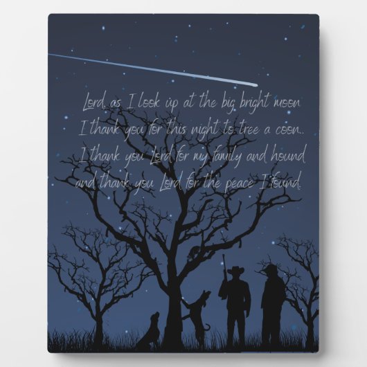 Coo Hunter's gebed Fotoplaat (Voorkant)