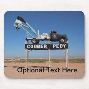 Coober Pedy Outback Australia Souvenir Foto Muismat