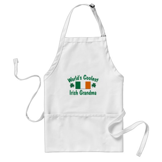 Cooest Irish Grandma Standaard Schort (Voorkant)