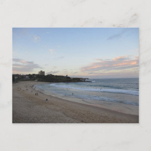 Coogee Beach sur une carte postale d'automne après