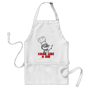 Cook as a Sir MEME Apron Standaard Schort