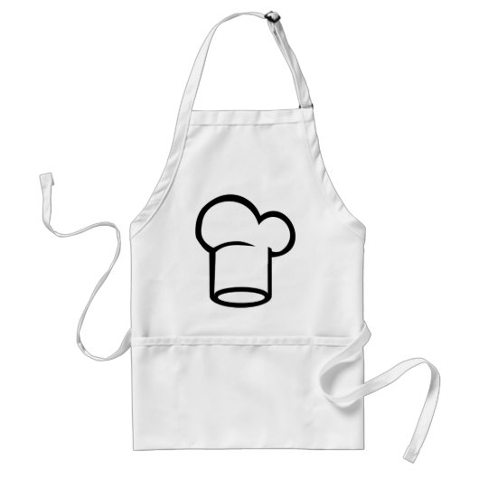 Cook - Chef Standaard Schort (Voorkant)