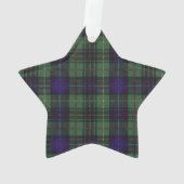 Cook clan Pset Scottish kiltartan Ornament (achterkant)